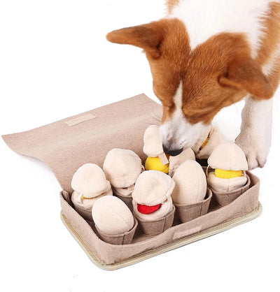 Carton of Eggs Dog Toy, 11" | 28 cm plush toy – – – Image 1 | Plushie Produce