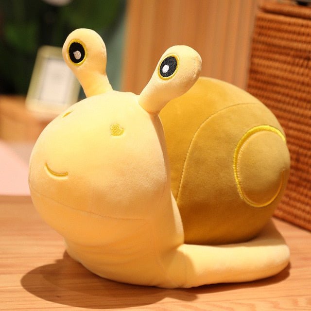 Cartoon Snail Stuffed Animal, Three Colors, 8-20" | 20-50 cm plush toy – – Yellow – Image 4 | Plushie Produce