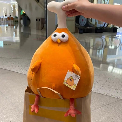 Cooked Chicken Plush Toy, 16" | 40 cm plush toy – – – Image 1 | Plushie Produce