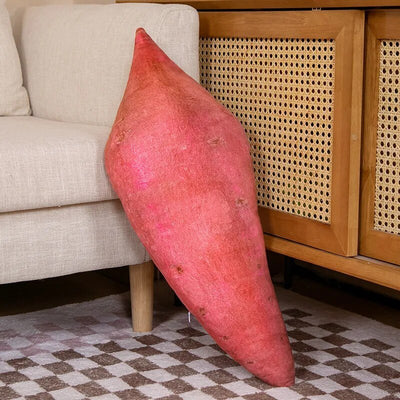 Giant Realistic Fruit &amp; Vegetable Plushies, 12 Styles, 17-34" | 42-87cm plush toy – – Sweet potato 65x24 – Image 5 | Plushie Produce