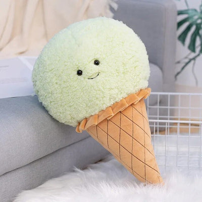 Ice Cream Cone Plush Toy, Five Flavors, 18" | 46 cm plush toy – – Mint – Image 4 | Plushie Produce
