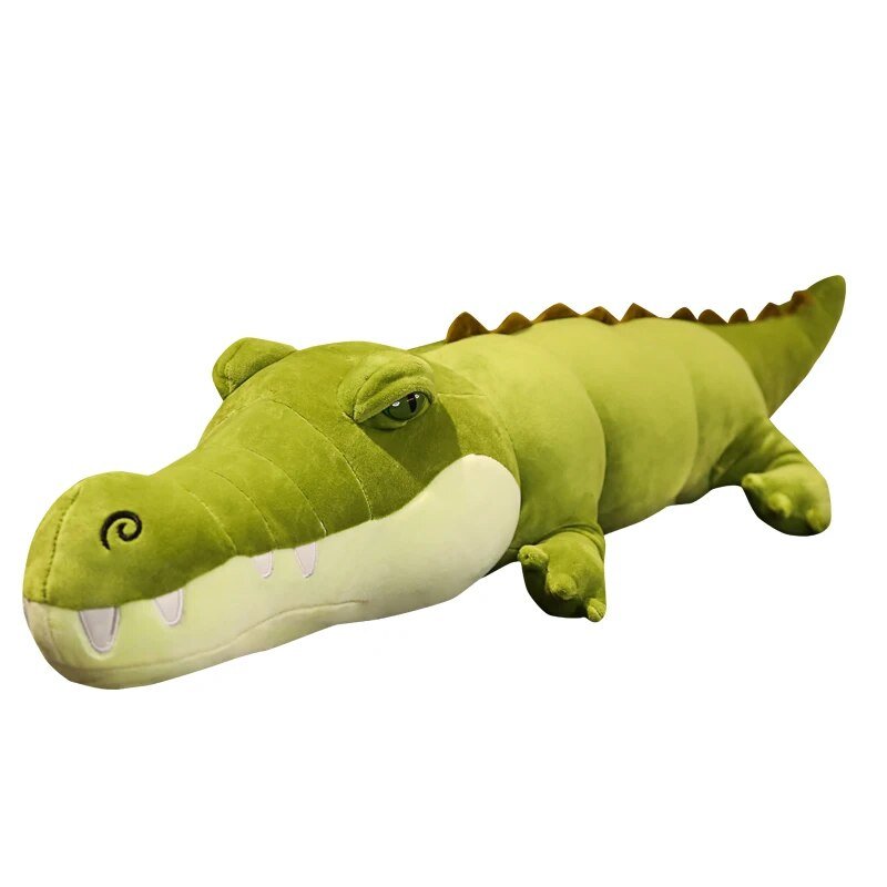 Jumbo Crocodile Plushie: Three Colors, 2.6-5.9 ft | 80-180 cm plush toy – – – Image 5 | Plushie Produce