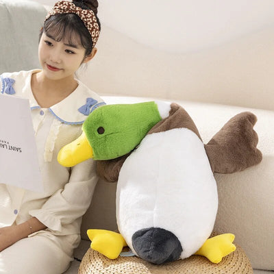Jumbo Mallard Duck Plushie, 30-40" | 75-100 cm plush toy – – – Image 4 | Plushie Produce