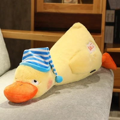 Jumbo Sleepy Duck Plushie, 2.3-3.6' | 70-110 cm plush toy – – – Image 6 | Plushie Produce