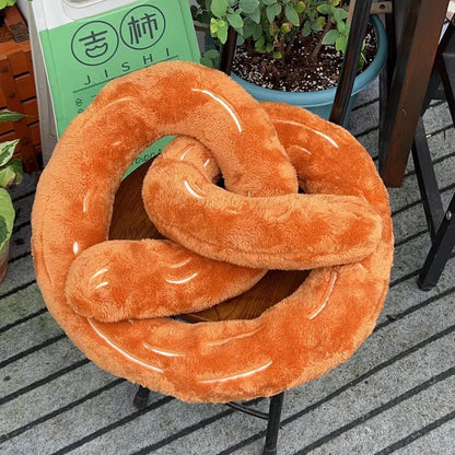 Plushie Realistic Giant Pretzel, 18" | 45 cm