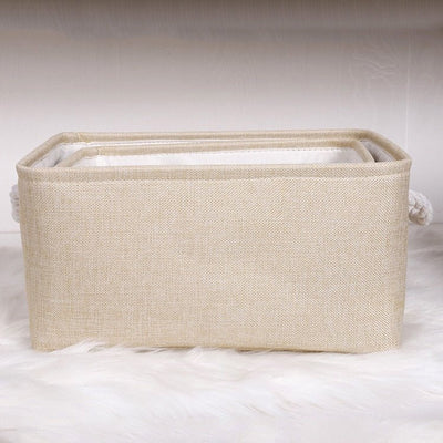 Linen/Canvas Toy Storage Basket, 30 Varieties, 16" | 41 cm plush toy – – – Image 7 | Plushie Produce