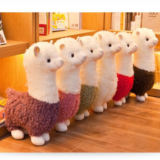 Alpaca Plush in Six Colors, 10" | 25 cm - Plush Produce