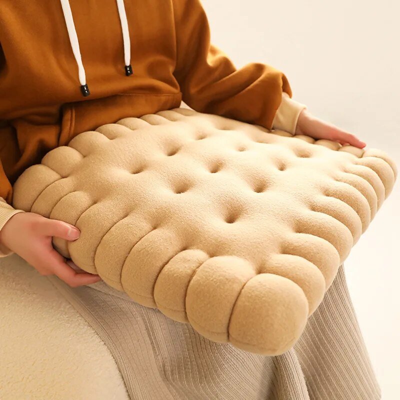 Plush Biscuit Seat Cushion- 8 Styles, 18-22" | 45-55 cm