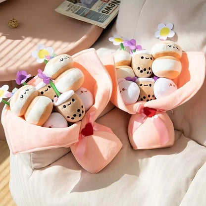 Bubble Tea Bouquet Plushie, 12 in | 30 cm