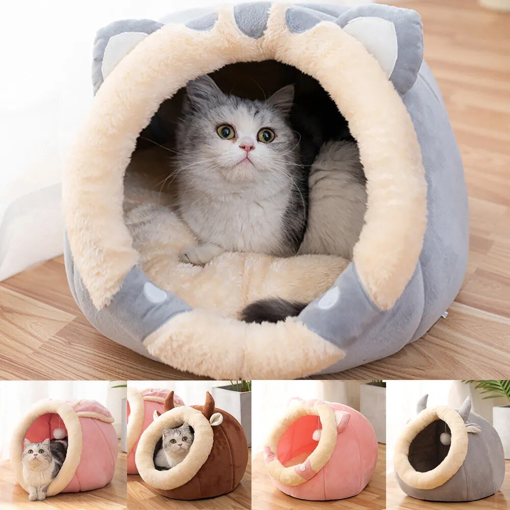 Plush Bunny Pet Bed, For Pets up to 22 lbs (22 kg) Plushie Produce