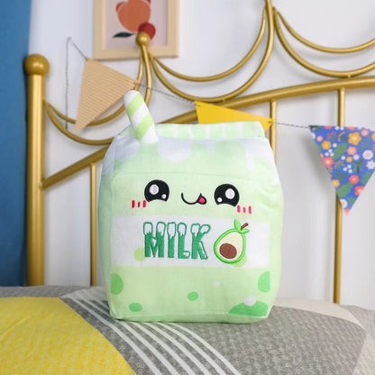 Plushie Carton of Flavored Milk Plushie, Six Flavors, 10" | 25 cm