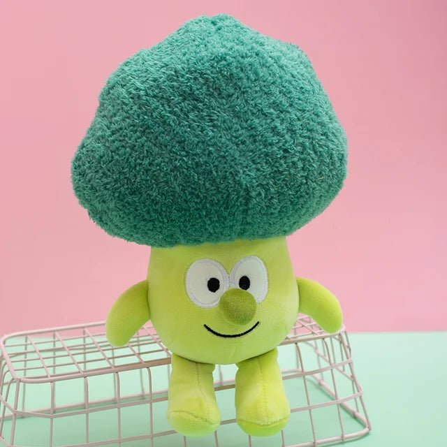 Plush Cartoon Broccoli, 10" | 26 cm