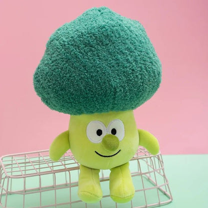 Plushie Cartoon Broccoli Plushie, 10" | 26 cm