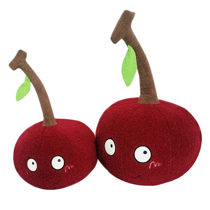 Plush Cartoon Cherry, 16-22" | 40-55 cm