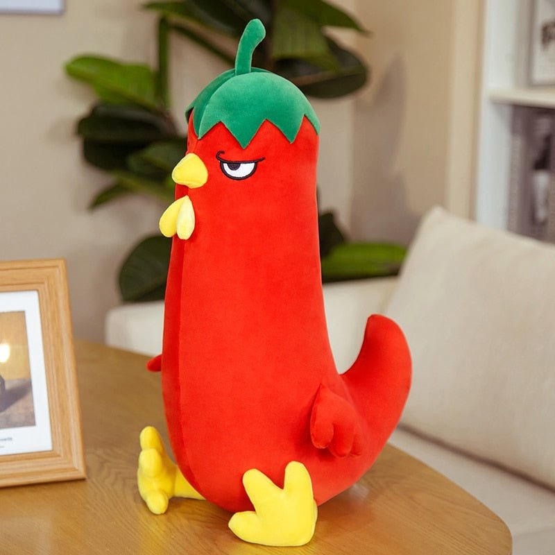 Plush Cartoon Chicken as a Vegetable, 1.6-2' | 50-60 cm Plushie Produce
