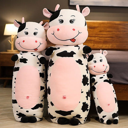 Plush Long Cartoon Dairy Cow, 2.6-3.0' | 70-92 cm Plushie Produce