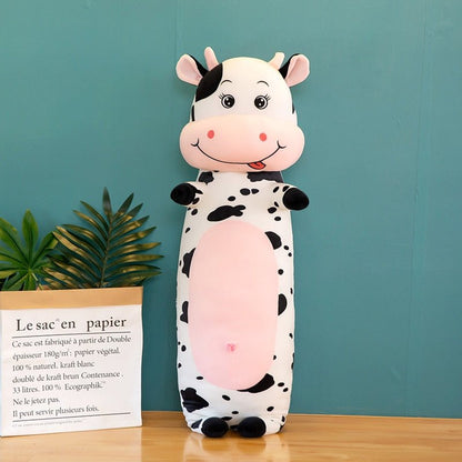 Plush Long Cartoon Dairy Cow, 2.6-3.0' | 70-92 cm Plushie Produce