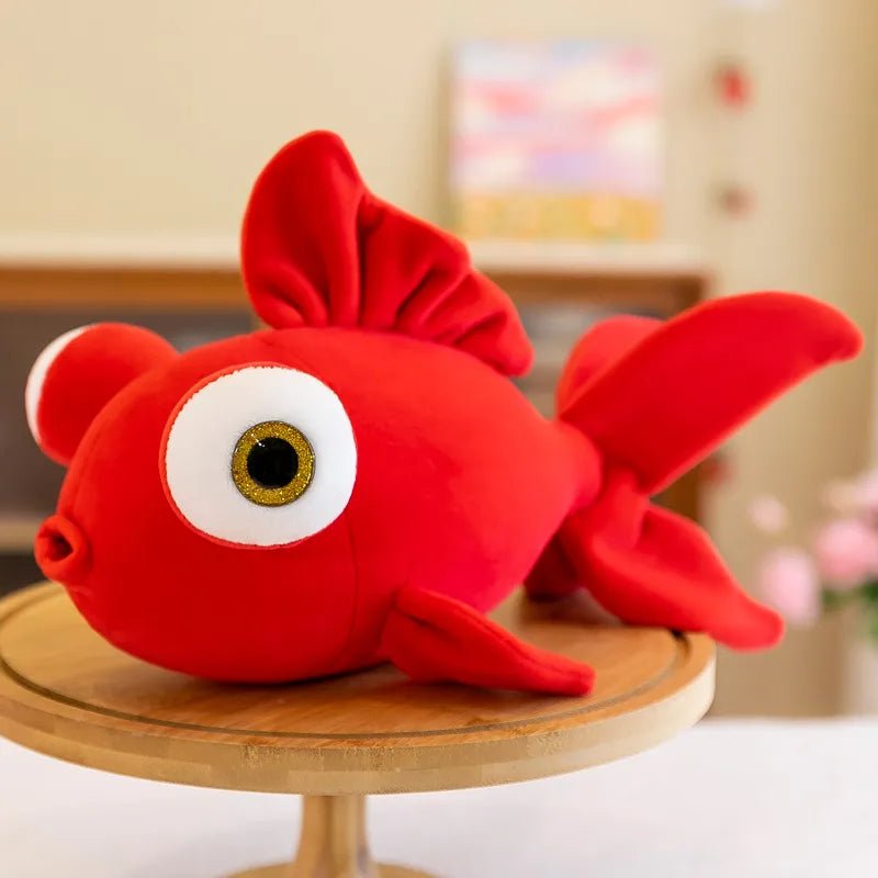 Giocattolo di pesce cartone in peluche: tre colori, 14 pollici | 35 cm