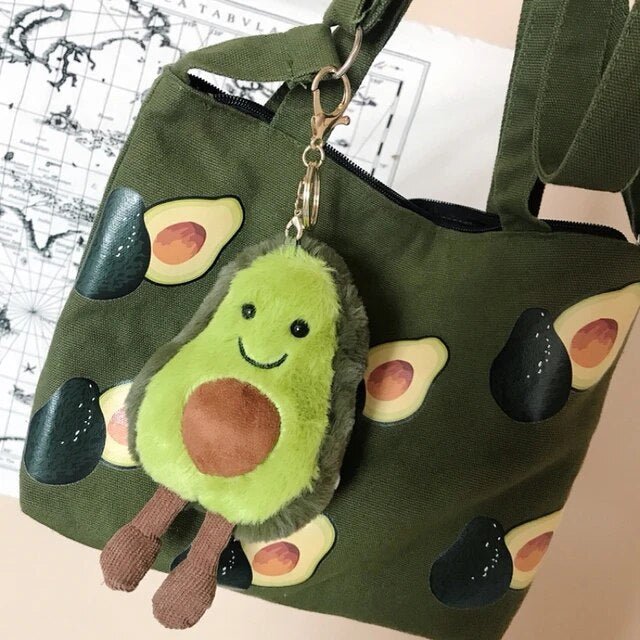 Plush Cartoon Food Keychain, 9 Food Choices Plushie Produce