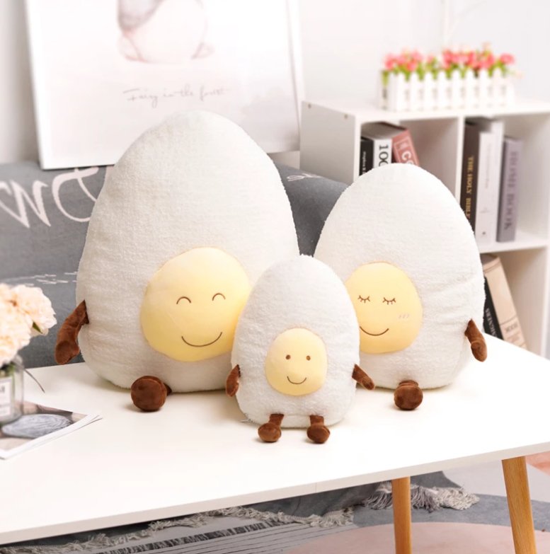 The Hard-Boiled Egg Family in Plush, 12-22" | 30-55 cm - Plush Produce