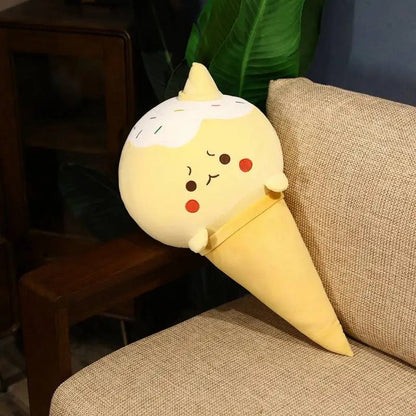 Plush Cartoon Ice Cream Cone, Five Flavors, 1.6-3' | 20-90 cm Plushie Produce