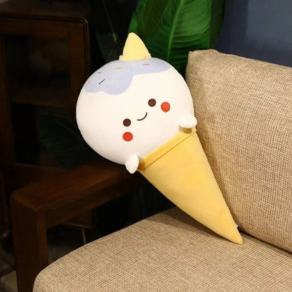 Plush Cartoon Ice Cream Cone, Five Flavors, 1.6-3' | 20-90 cm Plushie Produce