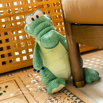 Plushie Cartoon Sitting Crocodile, 12-20" | 30-50 cm