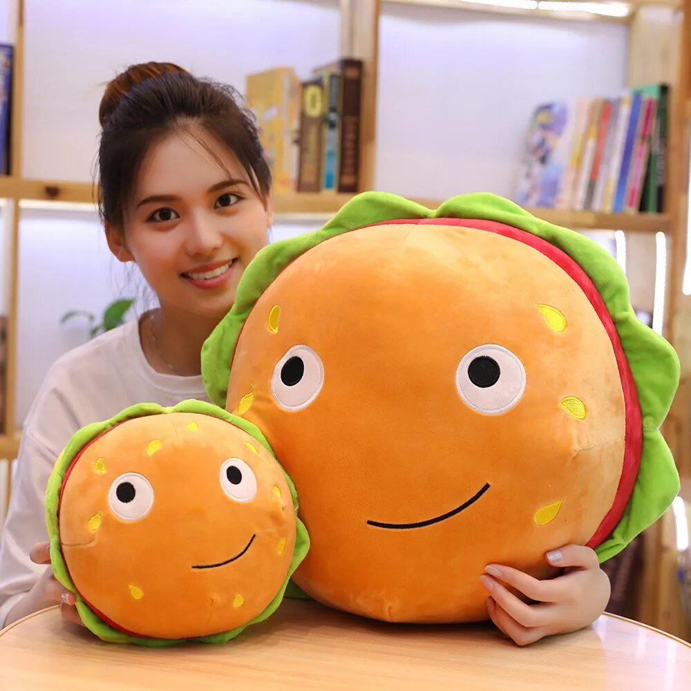 Plushie Cartoon Snack Foods, Nine Foods, 8-28" | 20-70 cm