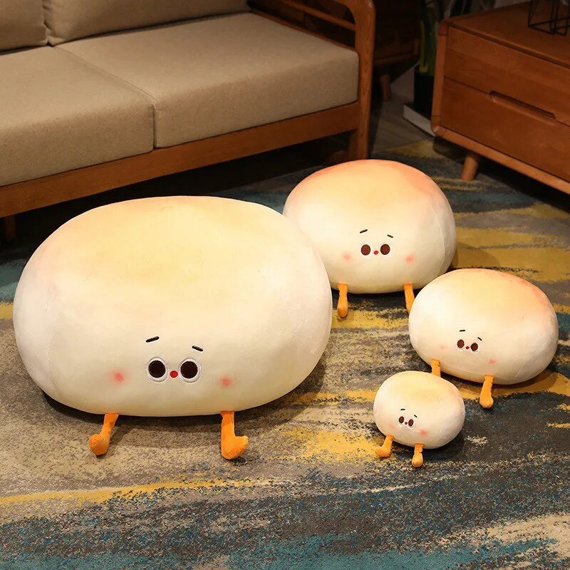 Steamed Bun Plush Toy, 4-24" | 10-60 cm