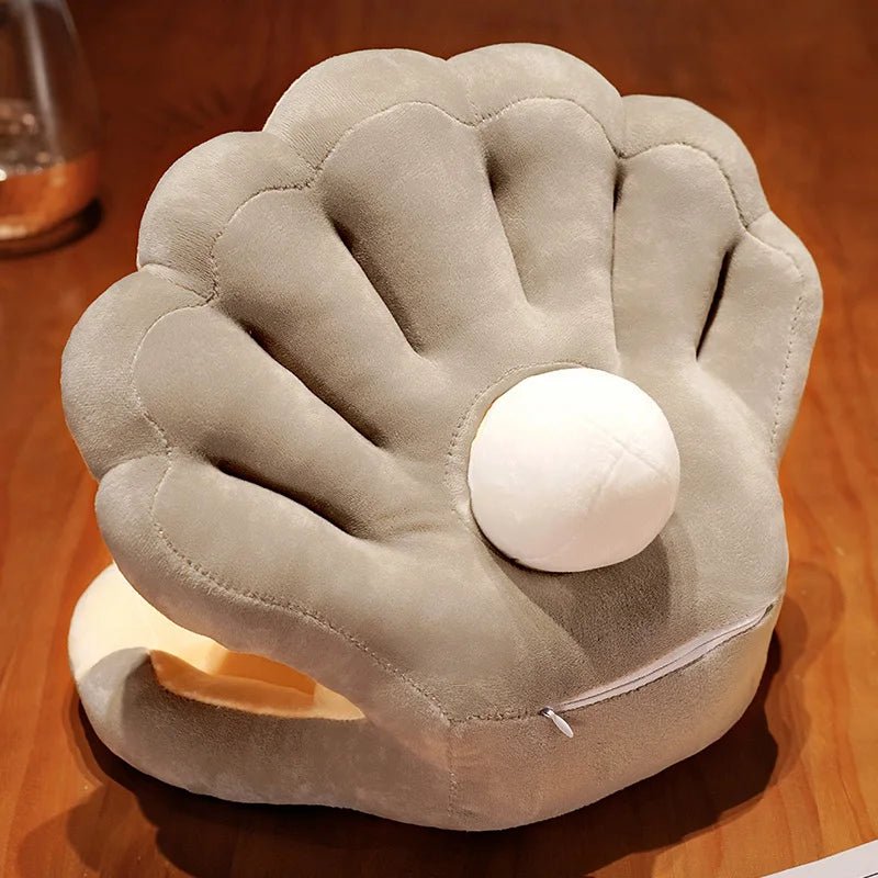 Plush Clamshell with Removable Plush Pearl Plushie Produce