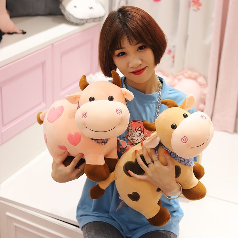 Dairy Cow Plush in Original/Strawberry/Chocolate, 10-14" | 25-35 cm - Plush Produce