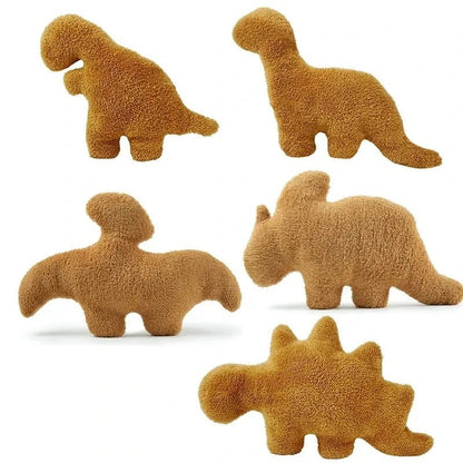 Plushie Dinosaur Chicken Nuggets, Five Styles, 14-18" | 35-45 cm