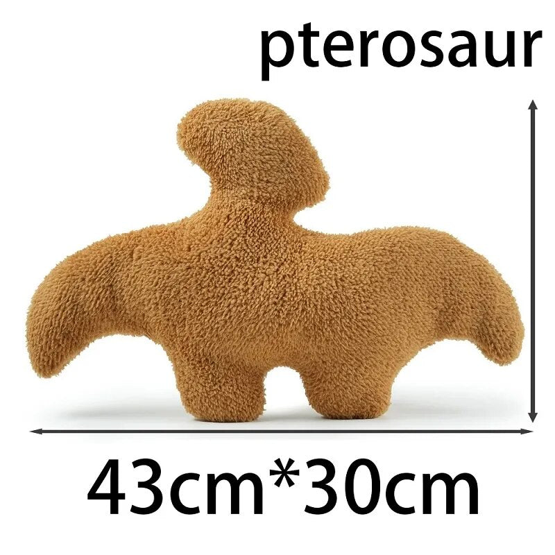 Plushie Dinosaur Chicken Nuggets, Five Styles, 14-18" | 35-45 cm