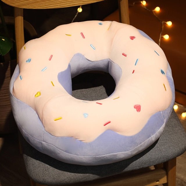 Plush Donut Seat Cushions, 4 Styles, 1.5-2.3' | 45-70 cm Plushie Produce