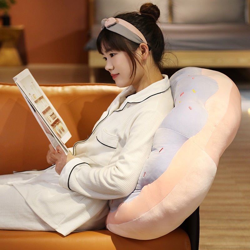 Plush Donut Seat Cushions, 4 Styles, 1.5-2.3' | 45-70 cm Plushie Produce