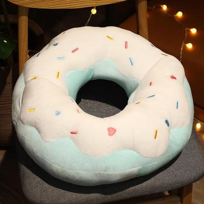 Plush Donut Seat Cushions, 4 Styles, 1.5-2.3' | 45-70 cm Plushie Produce