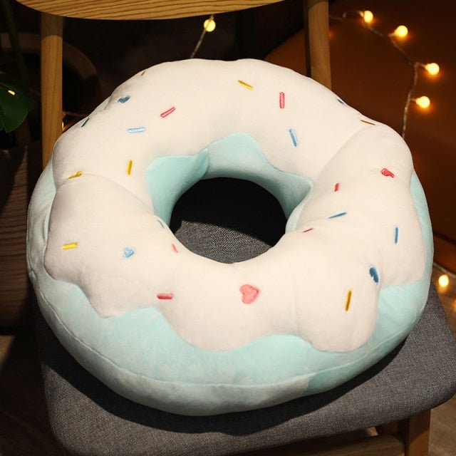 Plush Donut Seat Cushions, 4 Styles, 1.5-2.3' | 45-70 cm Plushie Produce