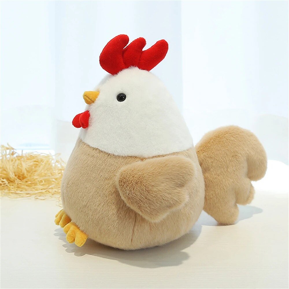 Plush Farmhouse Chicken, 9" | 23 cm