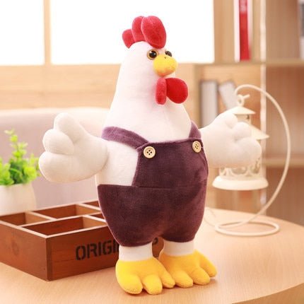 Bessie the Farmer Chicken Plush, 12" | 30 cm - Plush Produce