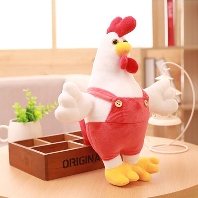 Bessie the Farmer Chicken Plush, 12" | 30 cm - Plush Produce