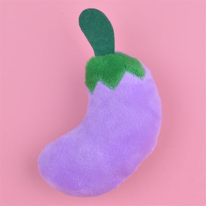 Plushie Fruit and Vegetable Refrigerator Magnet, 10 Foods, 2-3" | 5-8 cm