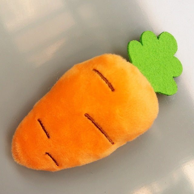 Assorted Fruits and Vegetables Plush Refrigerator Magnets - Plush Produce