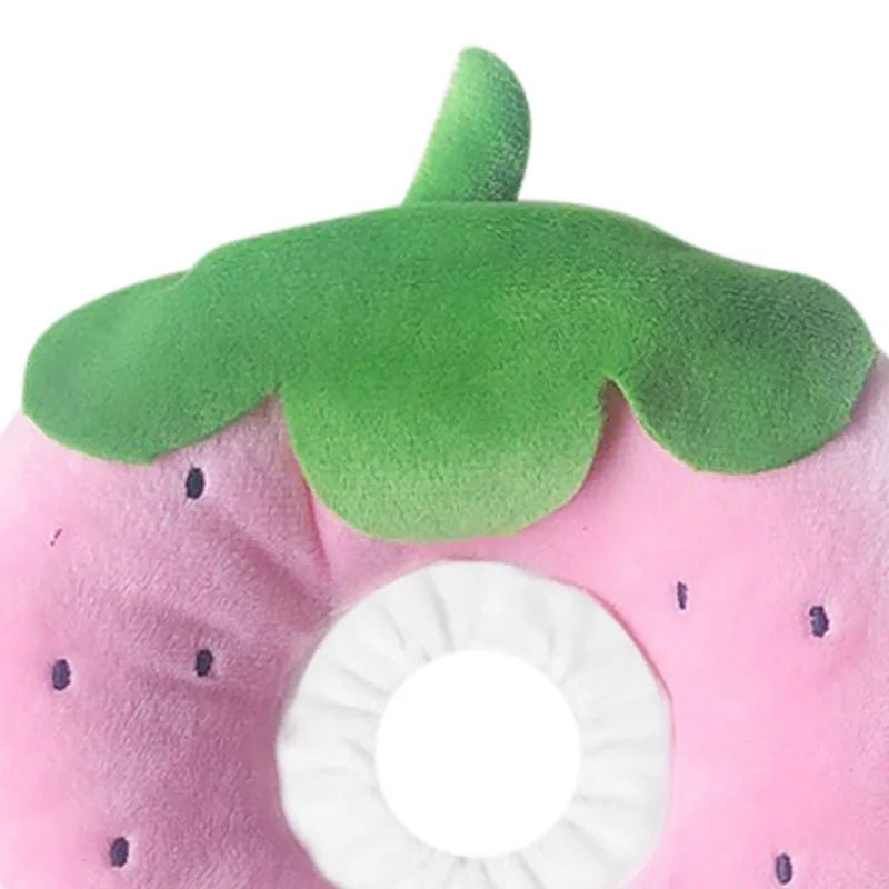 Plush Fruit Recovery Collar, Three Fruits, For Pets to 13 lbs. (6 kg) Plushie Produce
