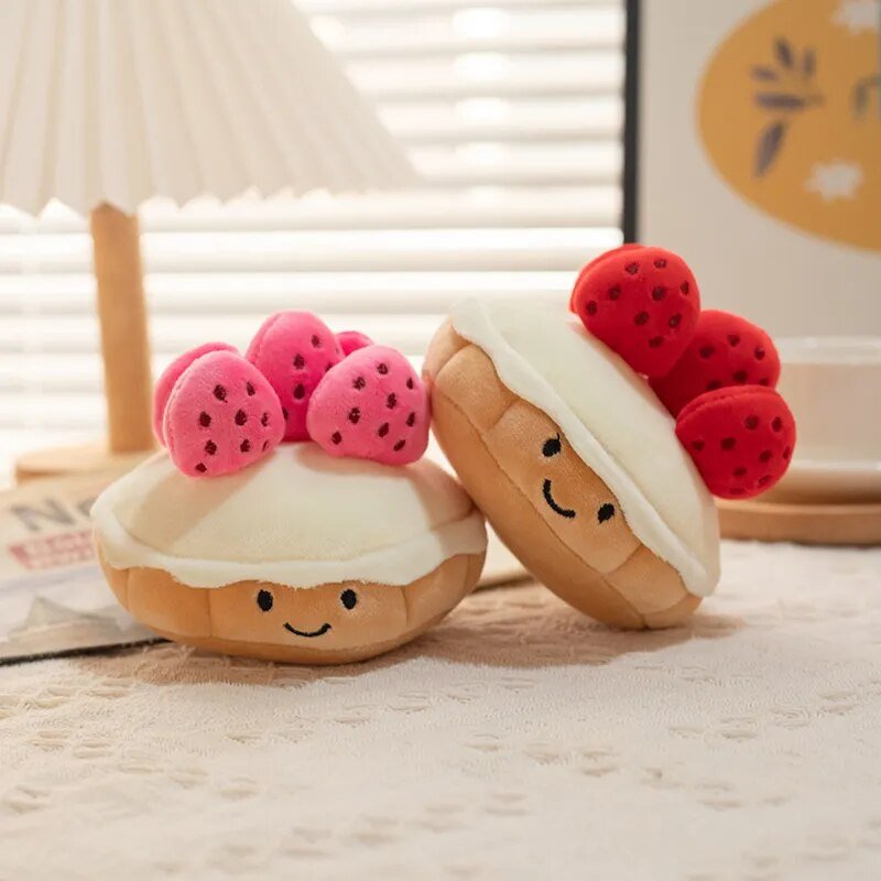 Plushie Fruit Tart Dessert, 4-8" | 10-20 cm