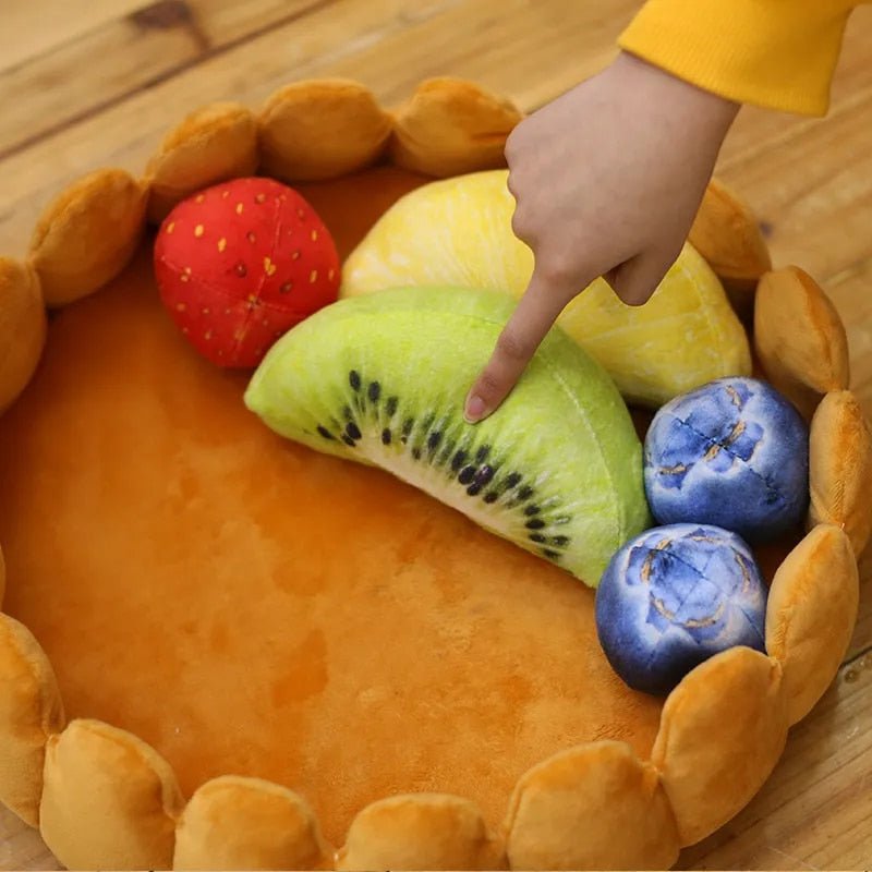 Plushie Fruit Tart Pet Bed for Cats and Small Dogs