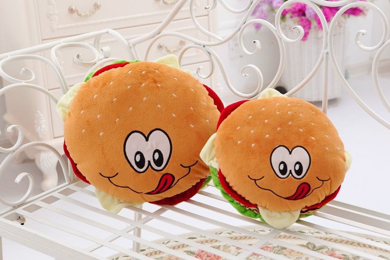 Funny Face Plush Hamburger, 12-16" | 30-40 cm - Plush Produce