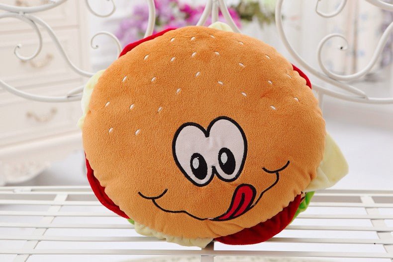 Funny Face Plush Hamburger, 12-16" | 30-40 cm - Plush Produce