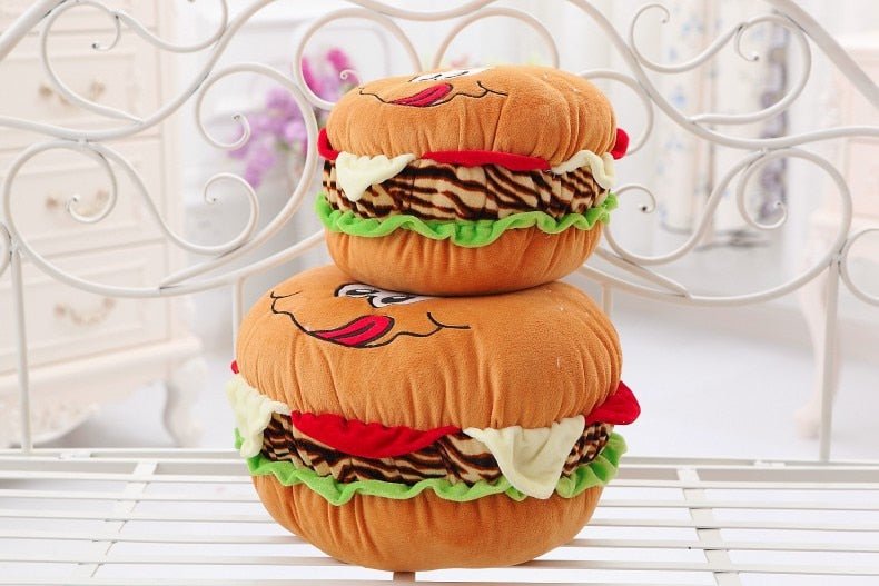Funny Face Plush Hamburger, 12-16" | 30-40 cm - Plush Produce