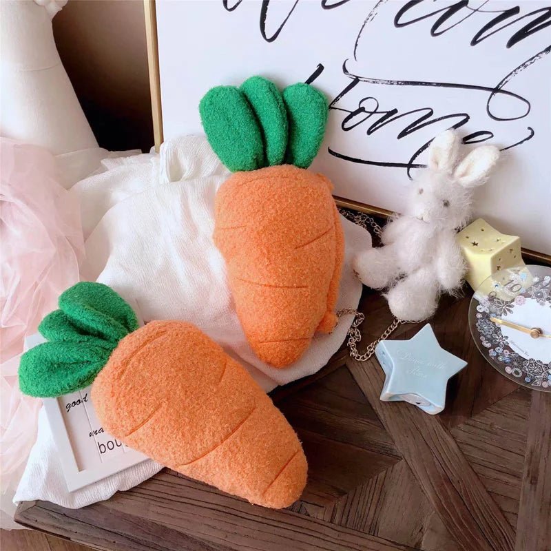 Plushie Fuzzy Carrot, 15" | 38 cm