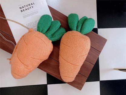 Plushie Fuzzy Carrot, 15" | 38 cm